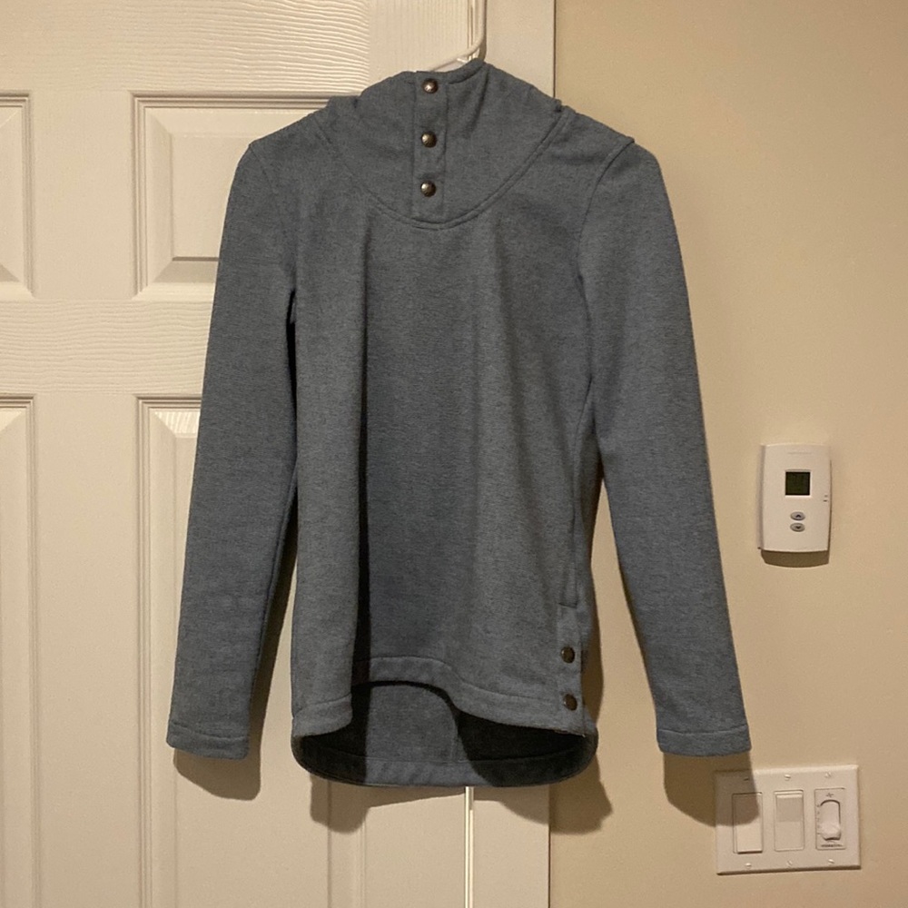 Light Blue North Face Hoodie
